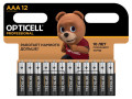 Элемент питания алкалиновый AAA/LR03 (блист. 12шт) Professional Opticell 5052006/6052006