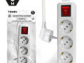 Удлинитель 3х5м с заземл. с выкл. 10А 3х1.5 TOKOV ELECTRIC TKL-C01-BU3-5-1.5-ZV