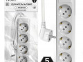 Удлинитель 4х5м с заземл. 10А 3х1.5 TOKOV ELECTRIC TKL-C01-BU4-5-1.5-Z