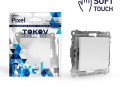 Переключатель проходной 1-кл. СП Pixel 10А IP20 механизм айс TOKOV ELECTRIC TKE-PX-P1-C34