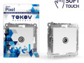 Розетка TV проходная СП Pixel 4DB механизм айс TOKOV ELECTRIC TKE-PX-A1P-C34