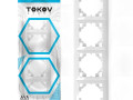 Рамка 4-м AVA бел. TOKOV ELECTRIC TKL-AV-RM4-C01