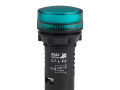 Лампа светодиодная OptiSignal Compact D22 С7-L-F3 зел. 110В AC/DC XB7EV03GP КЭАЗ 362154