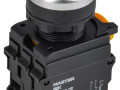 Кнопка d22мм 1НО+1НЗ MASTER с подсветкой красн. IEK MI-BT60-11D-3-12-K04