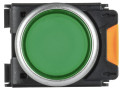 Кнопка d22мм 1НО+1НЗ MASTER с подсветкой зел. IEK MI-BT60-11D-3-12-K06