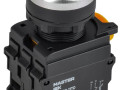 Кнопка d22мм 1НО+1НЗ MASTER с подсветкой и фиксацией зел. IEK MI-BT60-11TD-3-11-K06