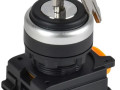 Переключатель 2 полож. 1НО+1НЗ с ключом черн. MASTER IEK MI-SW60-11Y-3-34-2-K02