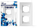Рамка 2-м Pixel IP44 бел. TOKOV ELECTRIC TKE-PX-RM2-C01-IP44