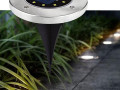 Светильник светодиодный садовый 8SMD бел. 12х12х13 на солнечн. батарее аккум. AA 500мА КОСМОС KOC_SOL105