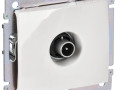 Розетка телевизионная проходная TV 1вых. СП Valena 14дБ механизм бел. (DIY-упак.) IEK 694291