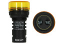 Лампа коммутационная ADDS ЛК-22 d22мм 220В желт. LED DEKraft 25004DEK
