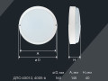 Светильник светодиодный ДПО 4001 8Вт 4000К IP54 круг бел. IEK LDPO0-4001-8-4000-K01