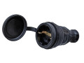 Розетка 1-м 16А с заземл. каучук TOKOV ELECTRIC TKE-C05-KR-Z