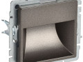 Подсветка светодиодная BRITE встраив. ПЛ20-БрТБ механизм бронза IEK BR-FL20-K45