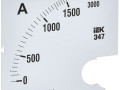 Шкала сменная для амперметра Э47 1500/5А-1.5 96х96мм IEK IPA20D-SC-1500