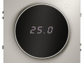 Терморегулятор электронный S70 с индикацией и датчиком для теплого пола механизм кашемир Voltum VLS070103