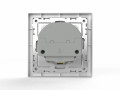 Розетка 1-м СП Pixel IP20 с заземл. с 2-мя заряд. устр. USB тип A+C механизм алюм. TOKOV ELECTRIC TKE-PX-R1U2AC-C03