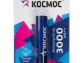 Аккумулятор Li-ion 18650 3400мА.ч без защиты (уп.4шт) КОСМОС KOC18650Li-ion34US4