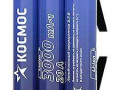 Аккумулятор Li-ion 18650 3000мА.ч без защиты с выводами под пайку (уп.3шт) КОСМОС KOC18650Li30PAS3