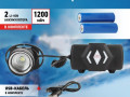 Фонарь аккумуляторный налобный GA-806 CREE 5Вт регулир. фокус литиевый аккум. 2.5А.ч алюм. USB пластик. (кор.) Эра Б0039626