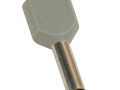 Наконечник штыревой втулочный под два провода НШвИ2 OptiKit T-Shv2-PVC- 2.5-10 (уп.100шт) КЭАЗ 278049