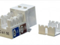 Вставка Keystone Jack RJ45 (8P8C) кат.5E KJ9-8P8C-C5e-90-WH бел. Hyperline 432595
