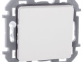 Выключатель кнопочный 1-кл. СП Inspiria 6А IP20 250В без фиксации НО/НЗ механизм бел. IEK 673690