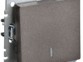 Выключатель 1-кл. СП BRITE ВС10-1-1-БрТБ 10А с индик. механизм бронза IEK BR-V10-1-10-K45