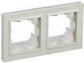 Рамка 2-м IP44 BRITE РУ-2-БрКр-44 беж. IEK BR-M22-44-K10