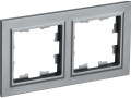 Рамка 2-м BRITE РУ-2-БрС сталь IEK BR-M22-K46
