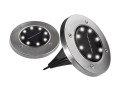 Светильник светодиодный SLR-S12 8SMD грунтовый IP44 корпус нерж. сталь солнечная батарея (уп.2шт) ФАZА 5040984