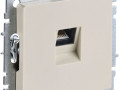 Розетка компьютерная СП RJ45 кат.5E BRITE РК10-БрКр механизм беж. IEK BR-K10-1-K10