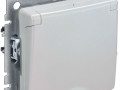 Розетка BRITE РСбш10-3-БрЖ 16А IP20 с заземл. защ. шторки с крышкой механизм жемчуж. IEK BR-R16-16-K36