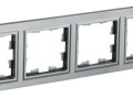 Рамка 4-м BRITE РУ-4-БрС сталь IEK BR-M42-K46