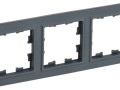 Рамка 3-м BRITE РУ-3-БрГ графит IEK BR-M32-K53