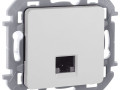 Розетка компьютерная СП Inspiria RJ45 кат.5E UTP IP20 бел. IEK 673825