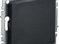 Заглушка c суппортом BRITE МЗ10-БрЧ механизм черн. IEK BR-PL10-K02