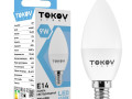 Лампа светодиодная 9Вт С37 6500К Е14 176-264В (TKL) TOKOV ELECTRIC TKL-C37-E14-9-6.5K