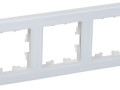 Рамка 3-м BRITE РУ-3-2-БрБ стекло бел. IEK BR-M32-G-K01