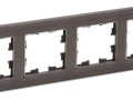 Рамка 4-м BRITE РУ-4-2-БрТБ стекло темн. бронза IEK BR-M42-G-K45