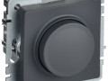 Светорегулятор СП BRITE пов-наж. 600Вт СС10-1-0-БрГ механизм графит IEK BR-D20-0600-K53