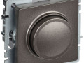 Светорегулятор СП BRITE пов-наж. 600Вт СС10-1-0-БрТБ механизм бронза IEK BR-D20-0600-K45