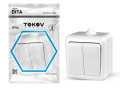 Выключатель 2-кл. ОП Dita IP54 10А 250В бел. TOKOV ELECTRIC TKL-DT-V2-C01-IP54