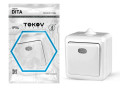 Выключатель 1-кл. ОП Dita IP54 10А 250В с индикацией бел. TOKOV ELECTRIC TKL-DT-V1I-C01-IP54