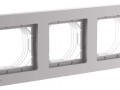Рамка 3-м AtlasDesign Aqua IP44 алюм. SE ATN440303