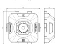 Площадка под стяжку усиленная для прямого монтажа черн. (уп.50шт) Промрукав PR13.0460