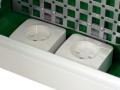 Корпус встраиваемый City9 Box IT 3 ряда 36мод. 2 розетки с бел. дверцей SE EZ9E312P2FIT