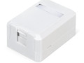Корпус настенной розетки для установки 1-ой вставки типа Keystone Jack Д WRline WR-MB-1 бел. Hyperline 505219