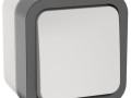 Выключатель 1-кл. 2п ОП TORS TS211 10А IP55 бел. IEK TS-V16-0-10-55-K41