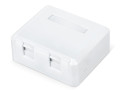 Корпус настенной розетки WR-MB-2 для установки 2-х вставок типа Keystone Jack бел. WRline 505220